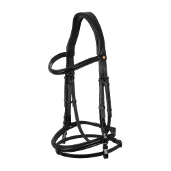 Brida anatómica Equestro de cuero Negro