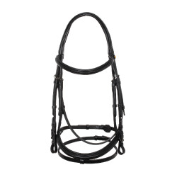 Brida anatómica Equestro de cuero Negro