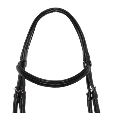 Brida anatómica Equestro de cuero Negro