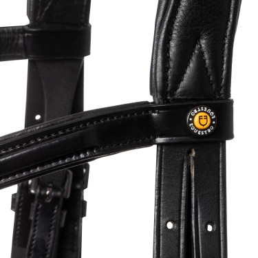 Brida anatómica Equestro de cuero Negro