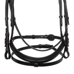 Brida anatómica Equestro de cuero Negro