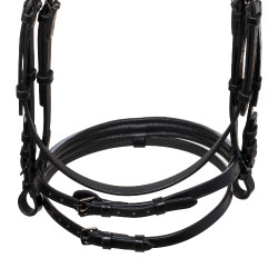 Brida anatómica Equestro de cuero Negro
