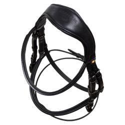 Brida anatómica Equestro de cuero Negro