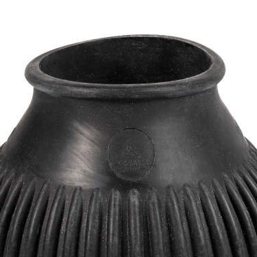 Cascos de goma Acavallo con logotipo Negro
