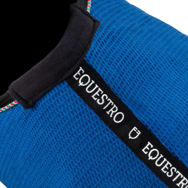 Manta de cuadra Equestro x FISE de tejido panal de abeja Azul de Savoie