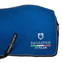 Manta de cuadra Equestro x FISE de tejido panal de abeja Azul de Savoie