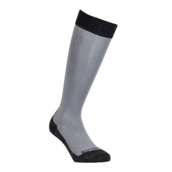 Calcetines unisex Equestro Basic de tejido técnico Asfalto / negro