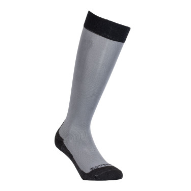 Calcetines unisex Equestro Basic de tejido técnico Asfalto / negro