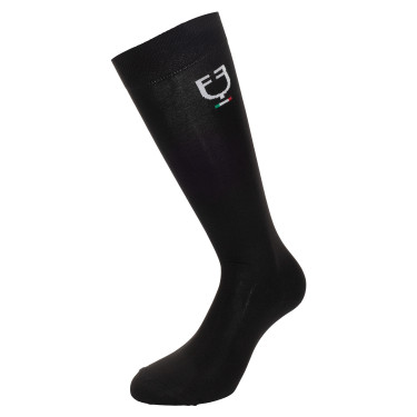 Calcetines técnicos Equestro x FISE por 3 Negro / marino / azul de Saboya Blanco