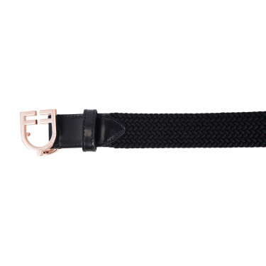 Cinturón de equitación Equestro cuero elástico rose gold