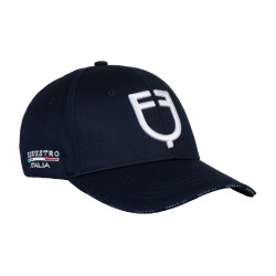 Gorra unisex Equestro x FISE Americana marina Azul marino