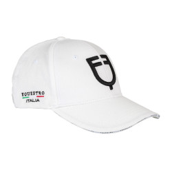Gorra unisex Equestro x FISE Blanco