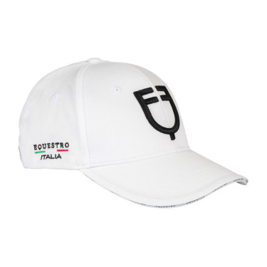 Gorra unisex Equestro x FISE Blanco