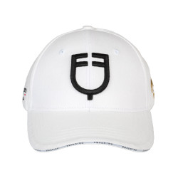Gorra unisex Equestro x FISE Blanco