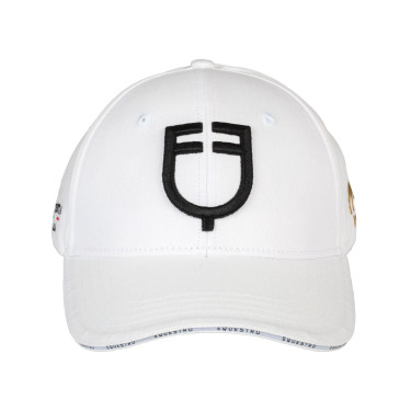 Gorra unisex Equestro x FISE Blanco