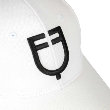 Gorra unisex Equestro x FISE Blanco