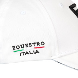Gorra unisex Equestro x FISE Blanco