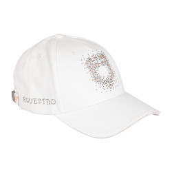 Gorra mujer Equestro con logotipo de strass