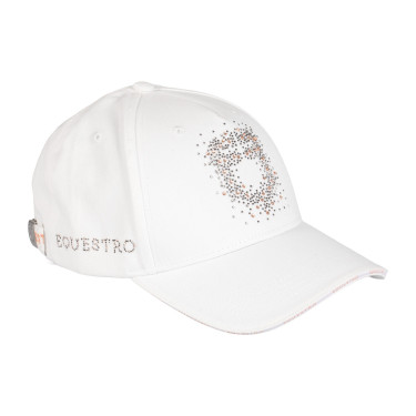 Gorra mujer Equestro con logotipo de strass