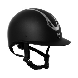 Casco de equitación mujer Equestro visera ancha EN1384-2023