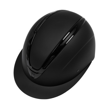 Casco para mujer Equestro Apocalypse con carcasa mate homologado EN 1384-2023 Negro / negro brillo Casco para mujer Equestro Apocalypse con carcasa mate homologado EN 1384-2023 Negro / negro brillo