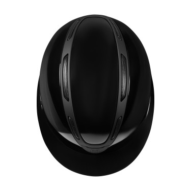 Casco para mujer Equestro Apocalypse con carcasa brillante homologado EN 1384-2023 Negro / negro Casco para mujer Equestro Apocalypse con carcasa brillante homologado EN 1384-2023 Negro / negro