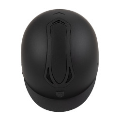Casco unisex Equestro Azael con rueda trasera con EN 1384-2023 Negro / negro