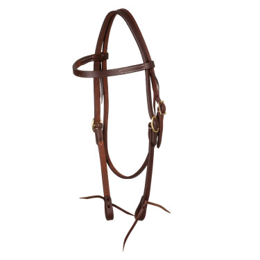 Brida western Pool’s Browband Tie Ends Engrasado Marr&amp;amp;amp;oacute;n