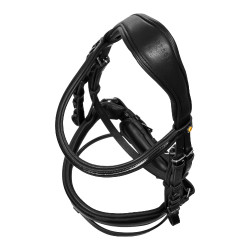 Brida con cabezada anatómica Equestro y muserola acolchada Negro Brida con cabezada anatómica Equestro y muserola acolchada Negro