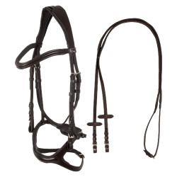 Brida de equitación anatómica Supreme de cuero