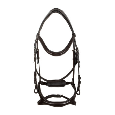 Brida de equitación anatómica Supreme de cuero
