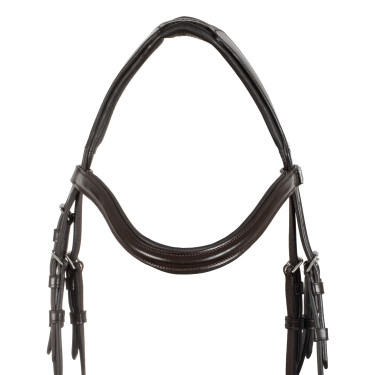 Brida de equitación anatómica Supreme de cuero