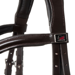 Brida de equitación anatómica Supreme de cuero