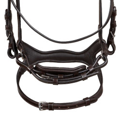 Brida de equitación anatómica Supreme de cuero