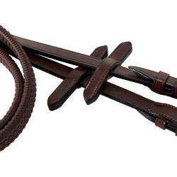 Brida Equestro con muserola mexicana y borreguillo sintético Marrón oscuro Marrón Brida Equestro con muserola mexicana y borreguillo sintético Marrón oscuro Marrón