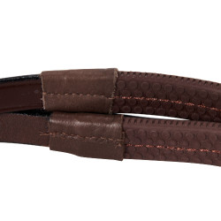 Brida Equestro con muserola mexicana y borreguillo sintético Marrón oscuro Marrón Brida Equestro con muserola mexicana y borreguillo sintético Marrón oscuro Marrón
