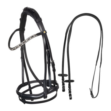 Brida Equestro con muserola anatómica Negro Brida Equestro con muserola anatómica Negro