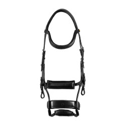 Brida Comfitec Equestro anatómica de cuero Negro