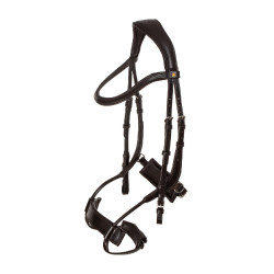 Brida anatómica de cuero para equitación Equestro Brida anatómica de cuero para equitación Equestro