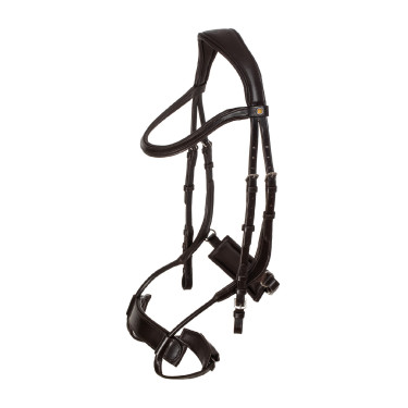 Brida anatómica de cuero para equitación Equestro Brida anatómica de cuero para equitación Equestro
