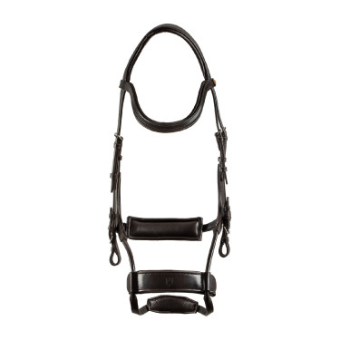 Brida anatómica de cuero para equitación Equestro Brida anatómica de cuero para equitación Equestro