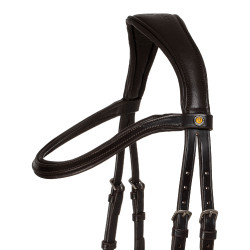 Brida anatómica de cuero para equitación Equestro Brida anatómica de cuero para equitación Equestro