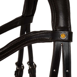 Brida anatómica de cuero para equitación Equestro Brida anatómica de cuero para equitación Equestro