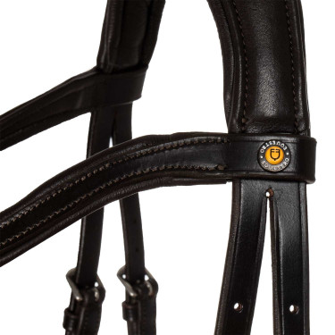 Brida anatómica de cuero para equitación Equestro Brida anatómica de cuero para equitación Equestro