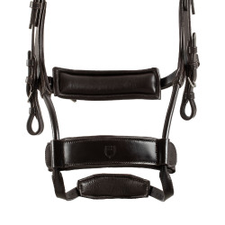 Brida anatómica de cuero para equitación Equestro Brida anatómica de cuero para equitación Equestro