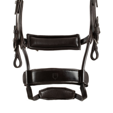 Brida anatómica de cuero para equitación Equestro Brida anatómica de cuero para equitación Equestro