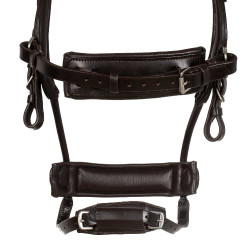 Brida anatómica de cuero para equitación Equestro Brida anatómica de cuero para equitación Equestro