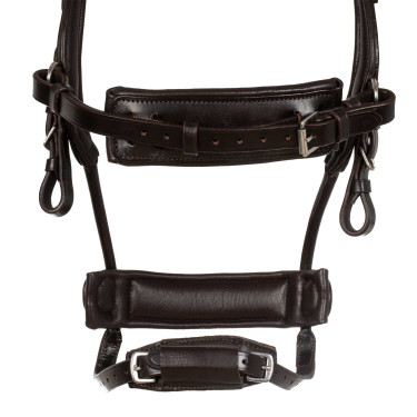 Brida anatómica de cuero para equitación Equestro Brida anatómica de cuero para equitación Equestro
