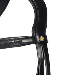 Brida inglesa Equestro negra de cuero Negro Brida inglesa Equestro negra de cuero Negro
