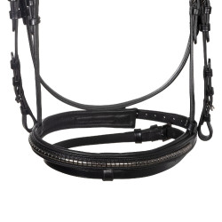 Brida inglesa Equestro negra de cuero Negro Brida inglesa Equestro negra de cuero Negro